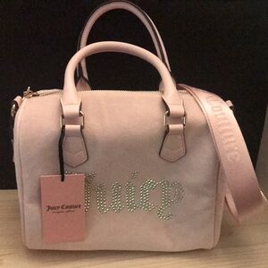 Juicy Couture Purse Handbag Obsession Satchel Pretty Pink Powder blush NWT